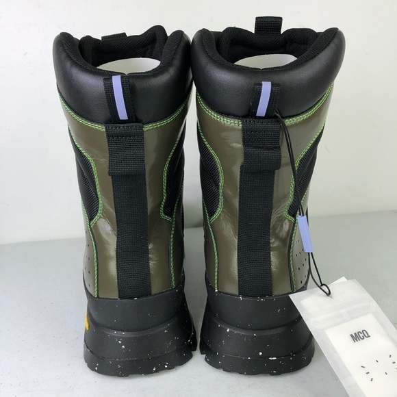 ALEXANDER Mcqueen Men’s MCQ Khaki & Green In-8 Tactical Boots $550 main image 5